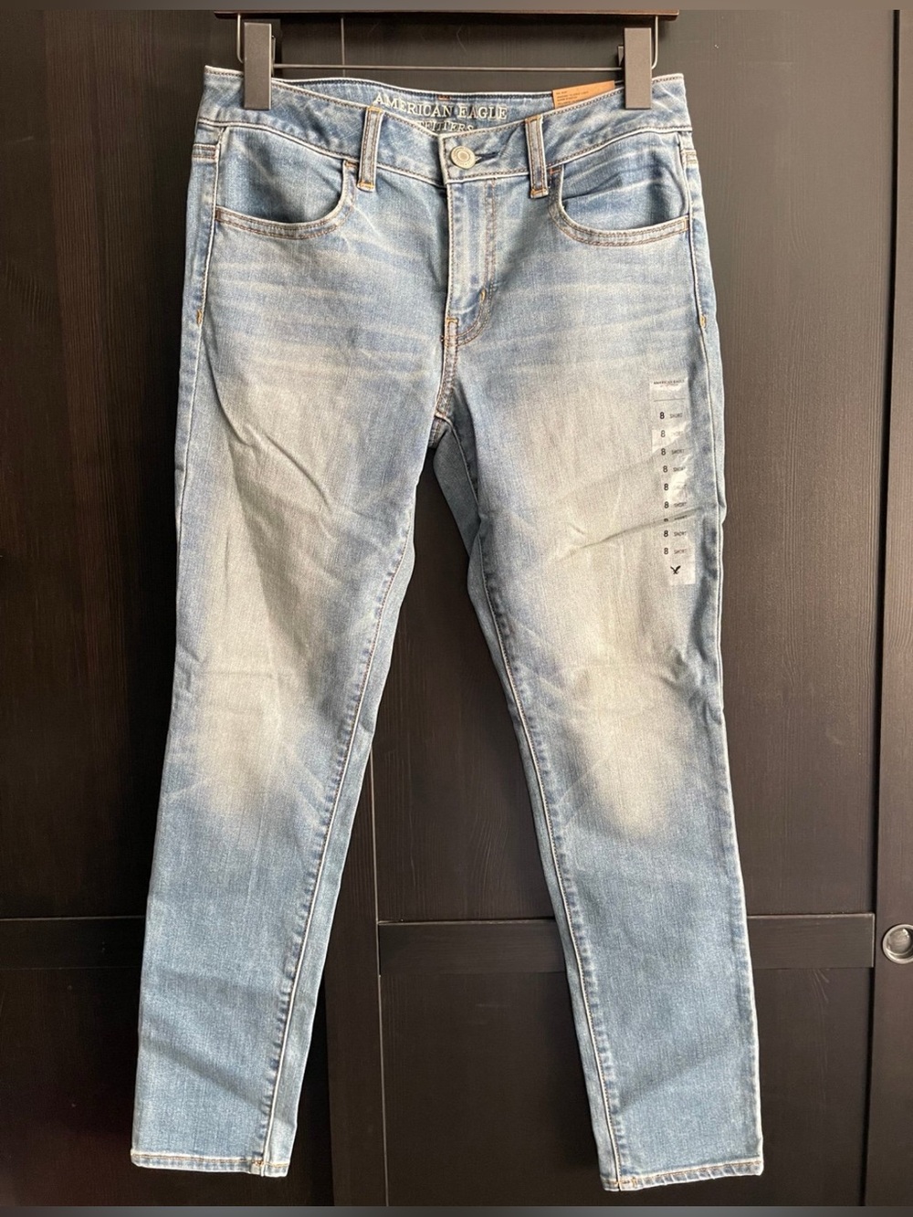 NWT New American Eagle Outfitters Jeans Jeggings Stretch Size 8 Regular Low Rise